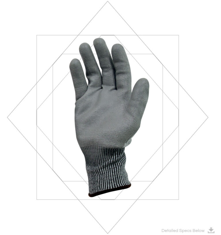 13 Gauge Grey Blade X5 Liner Cut Resistant Gloves -  Cut level 5 protection gloves