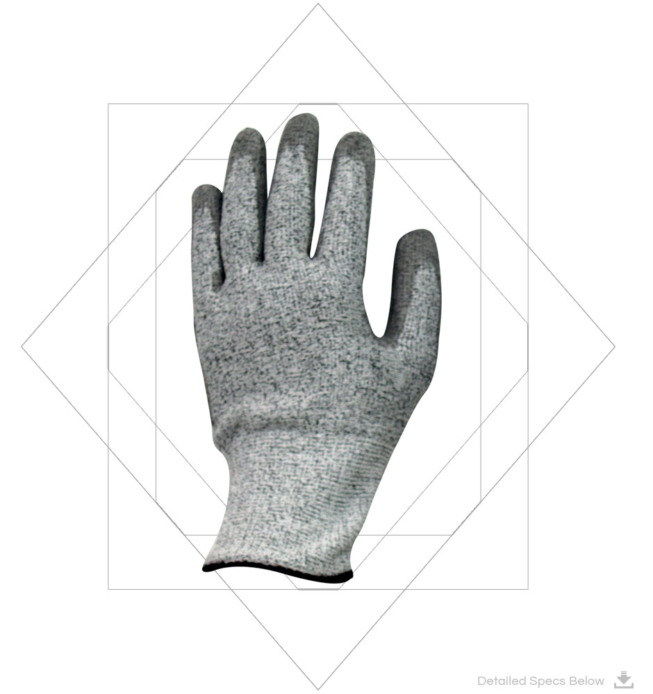 13 Gauge Seamless Dyneema Lining Gloves - Cut Protection Safety Gloves