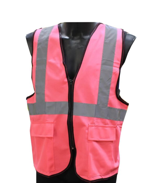 2398 Reflective Vest Fabric With Pocket