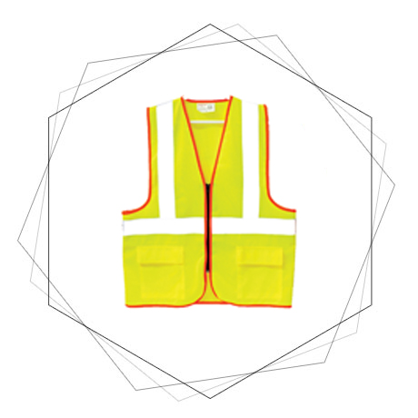 2398 Reflective Vest Fabric With Pocket