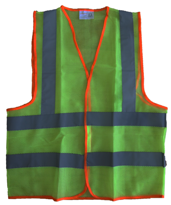 High Visibility Safety Vest - Multi Pockets Reflective Mesh Breathable Workwear