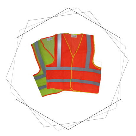  High Visibility Safety Vest - Multi Pockets Reflective Mesh Breathable Workwear