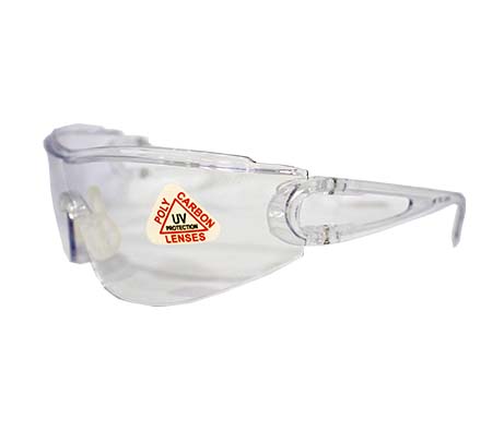  262 Clear Frame-Clear Lens Safety Spectacles