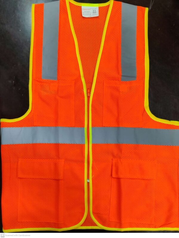 2882 Reflective Vest Mesh With Pocket high visibility safety Vest