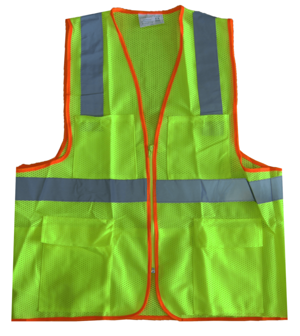  2882 Reflective Vest Mesh With Pocket high visibility safety Vest