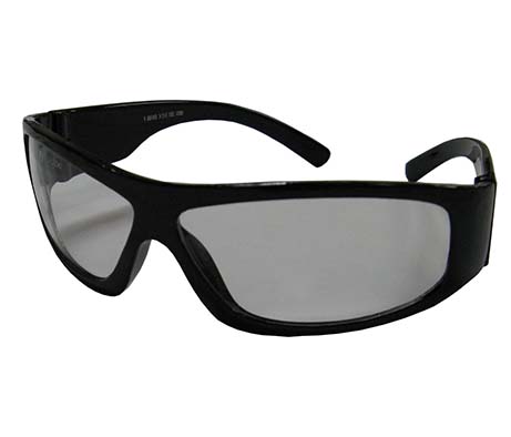  91757 Black Frame Safety Spectacles, Reading glasses, UV protection, Anti glare