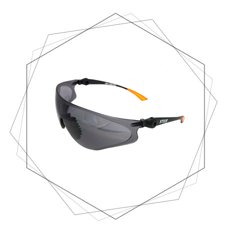 92089 Black Orange Frame Safety Spectacles Dust Eye Protection UV Protection Safety work glass