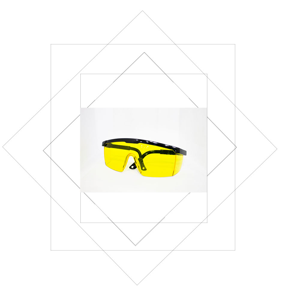 9844 Safety Spectacles, UV Protection, Light weight, Inclination System