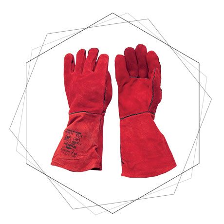  A/B-Grade Cowsplit Welding Gloves -AB GRADE cow split leather safety welding gloves for welders