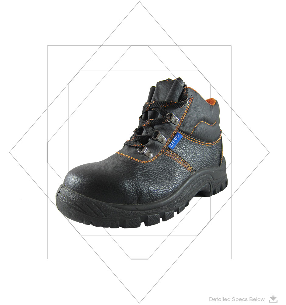 S3 Manager's Safety Shoe Bison (JML-S6037)-  Oil and Chemical resistance, Anti-Static sole, Shock absorbing Manager's Safety foot wear