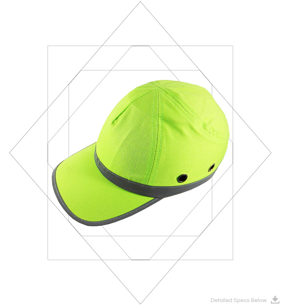Bump Cap Fluorescent with reflective