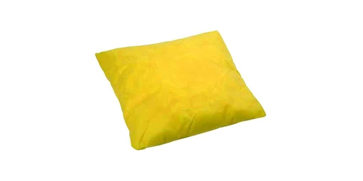 CC1 Chemical Absorbent Pillow Yellow 40 x 40cm -Polypropylene Fibre Filled Chemical Absorbents Pillow