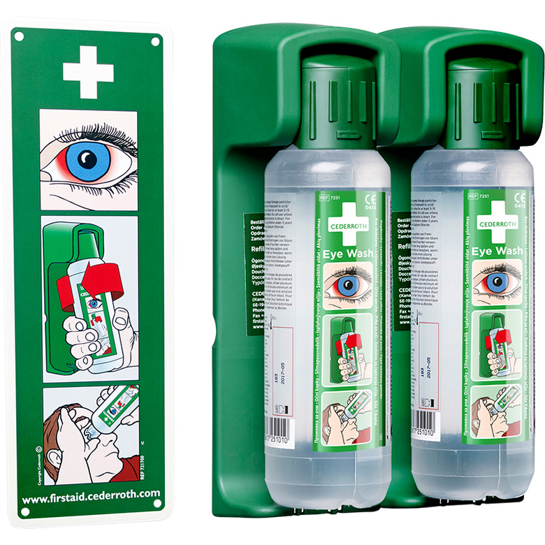  Cederroth Emergency Eye Wash 2X500ML, Eye rinse