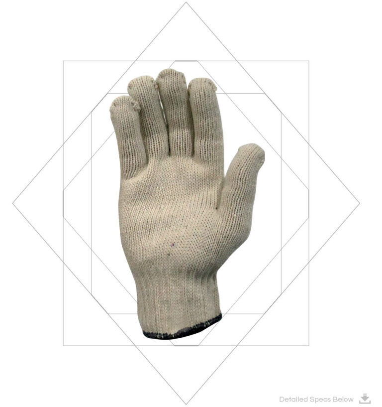  Cotton Seamless Knitted Gloves