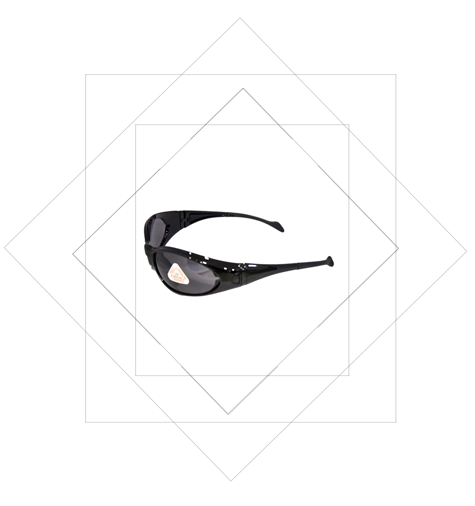Safety Glasses Black Frame Clear Lens, D05  BLACKFRAME CLEAR LENS SAFETY SPEC- Safety Glasses (DO5)