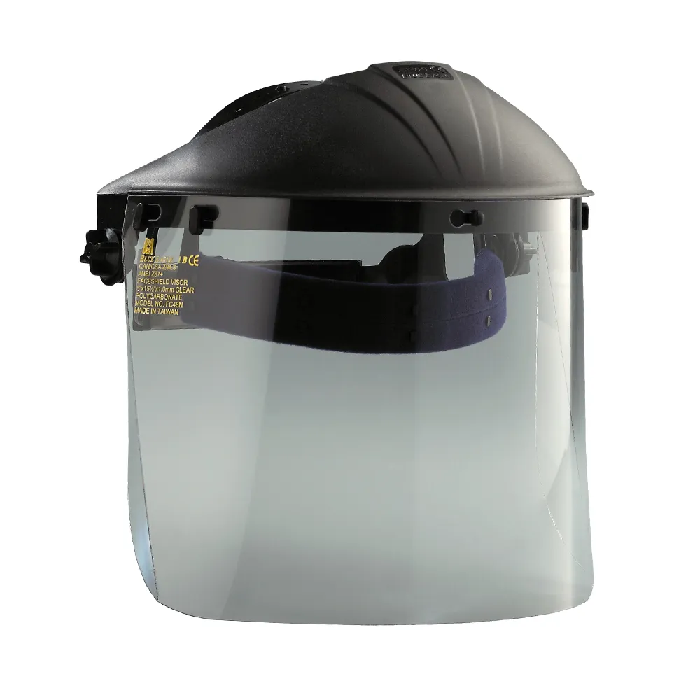 Browguard D1BK, D1BK Blue Eagle Browguard Face Shield With Clear Visor