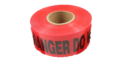 DANGER DO NOT ENTER Text - Barrier Tape