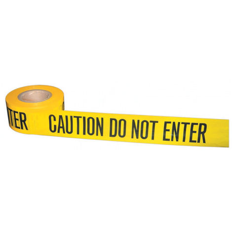 DANGER DO NOT ENTER Text - Barrier Tape