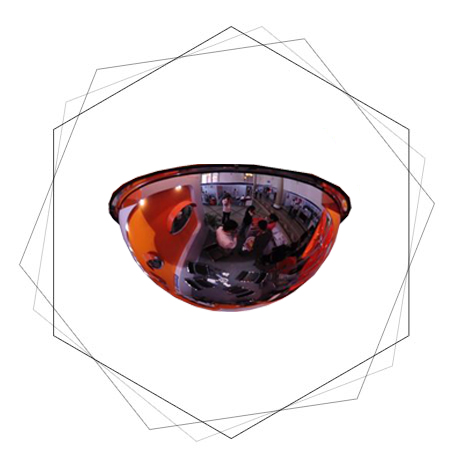  Dome Mirror-Dome Safety and Security Mirrors-Industrial 360° Dome Mirror