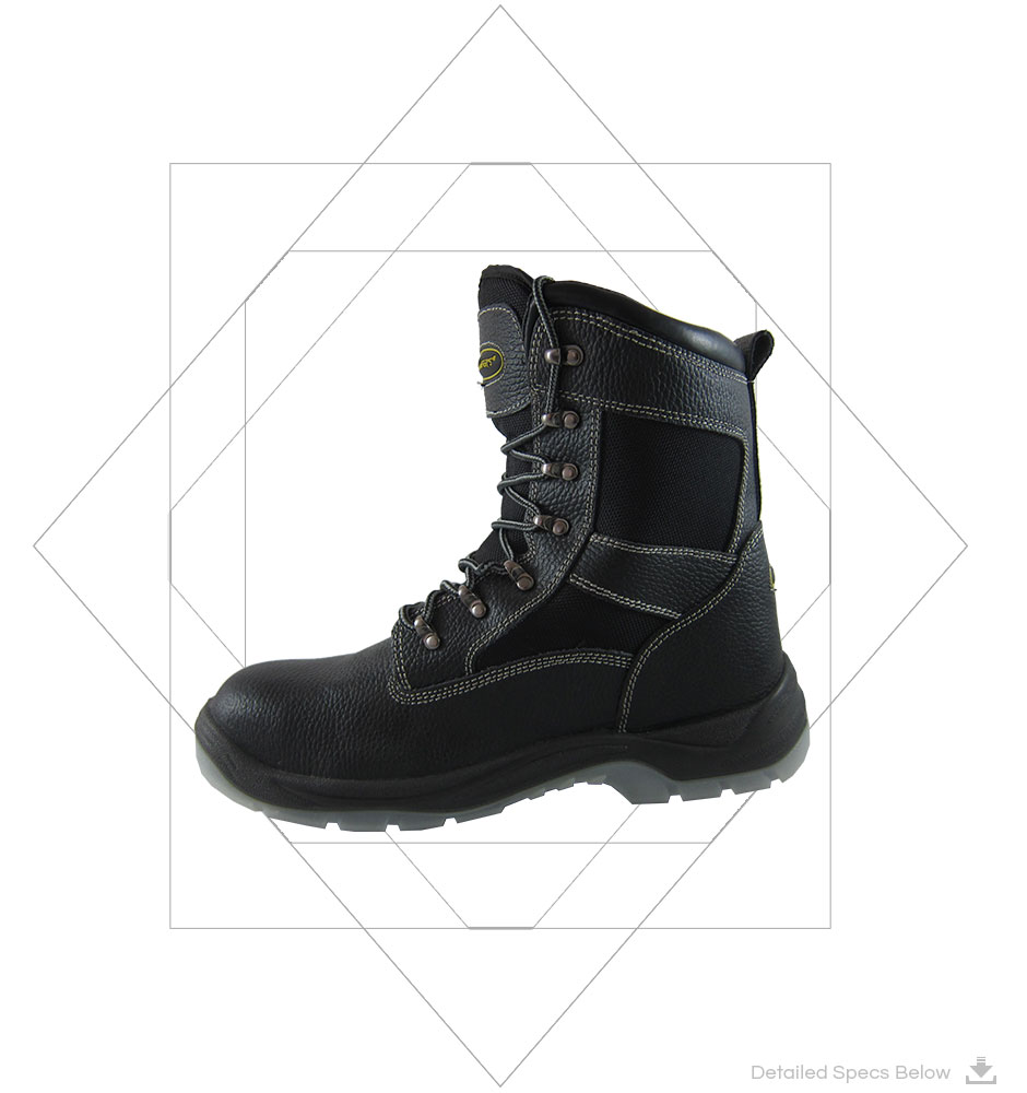 Manager's Safety Shoe ESKIMO-Cold storage and construction, steel toe cap, Dual density sole, Manger's safety foot shoe