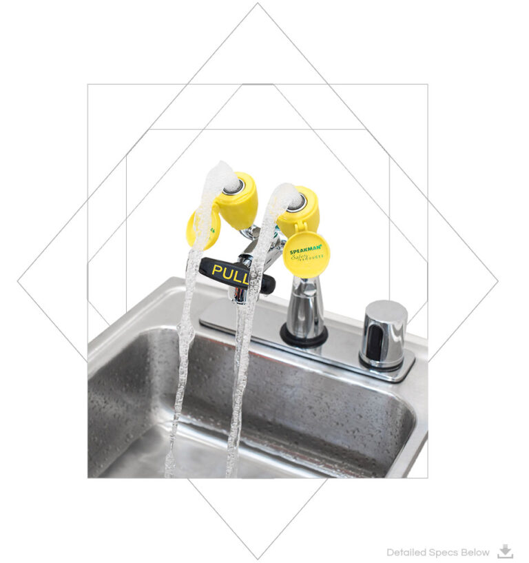 Eyesaver Sensorflo With Under-Counter Mixer For Faucet