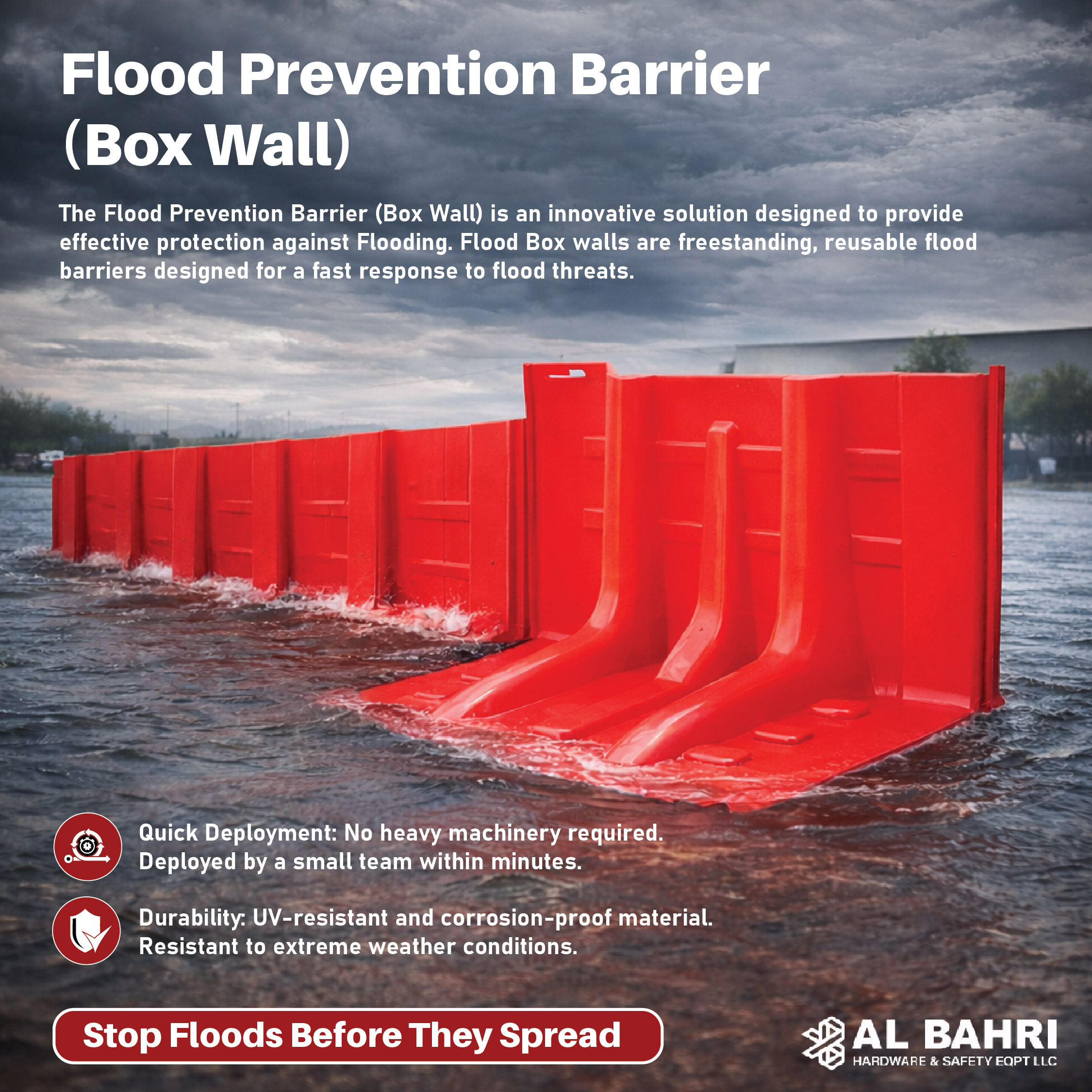FLOOD PREVENTION BARRIER BOXWALL