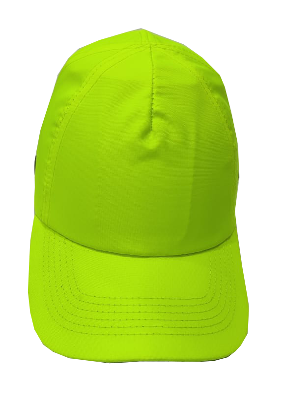 Fluorescent Reflective Cap -High Visibility Safety Unstructured Cap With Reflective Stripes Fluorescent