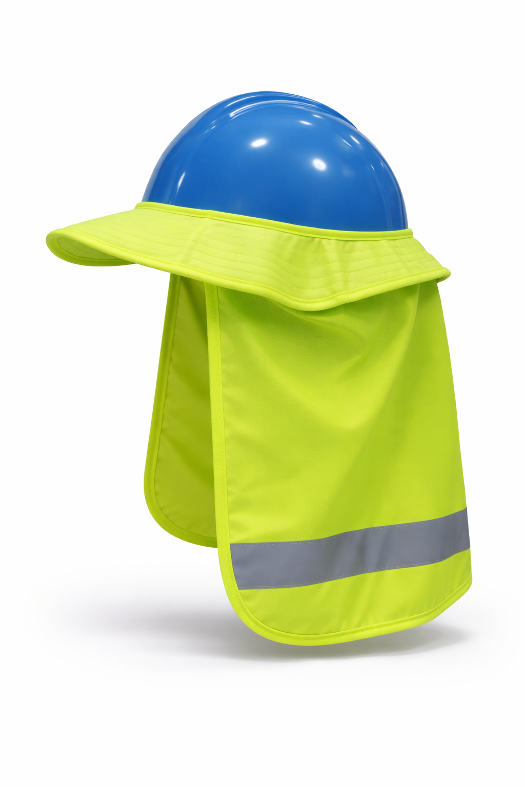 Fluoroescent reflective helmet cover with tape