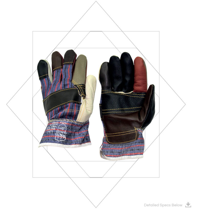 Full Grain Rainbow Color Leather Gloves L31