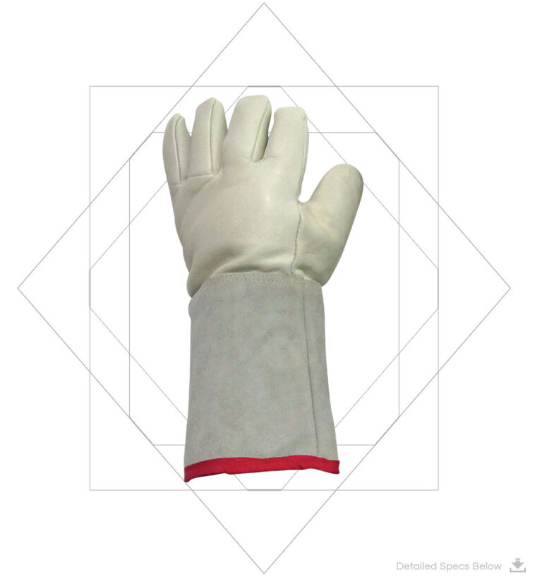 Leather Cryogenic Gloves -Usage down to minus 80oC and minus 180oC