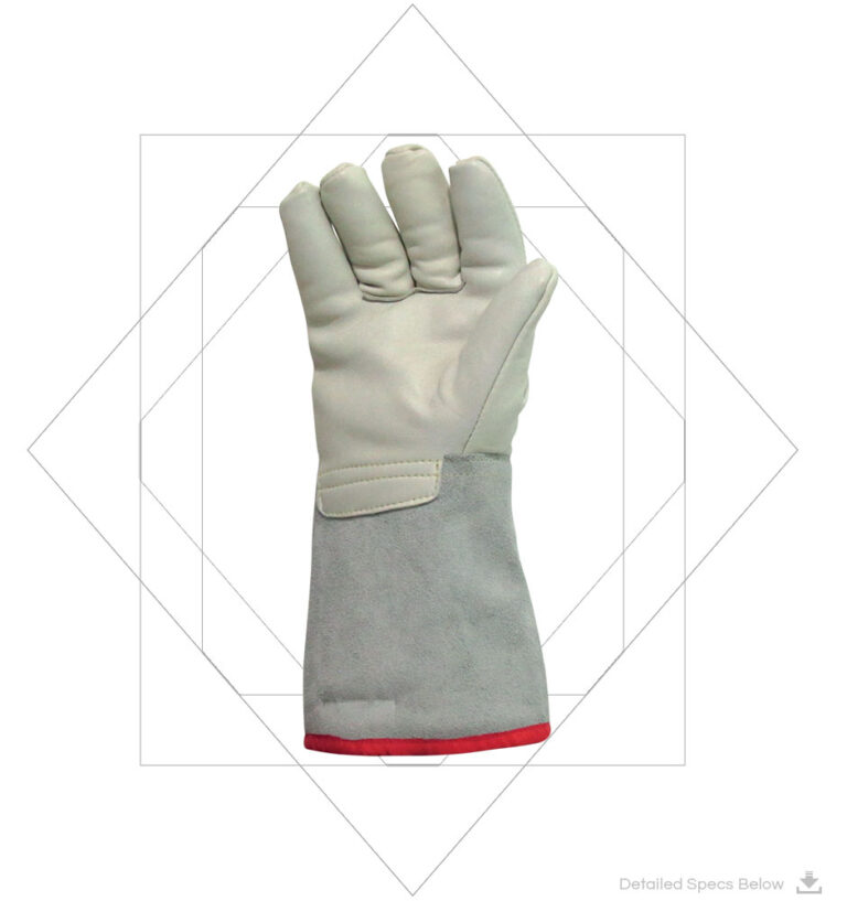 Leather Cryogenic Gloves -Usage down to minus 80oC and minus 180oC