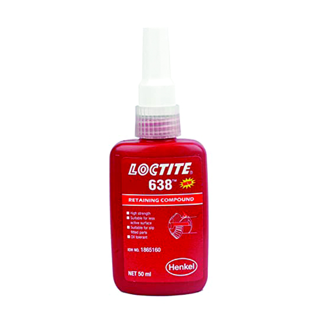 Loctite 638 High Strength Retaining Compound, 50 Ml Bottle