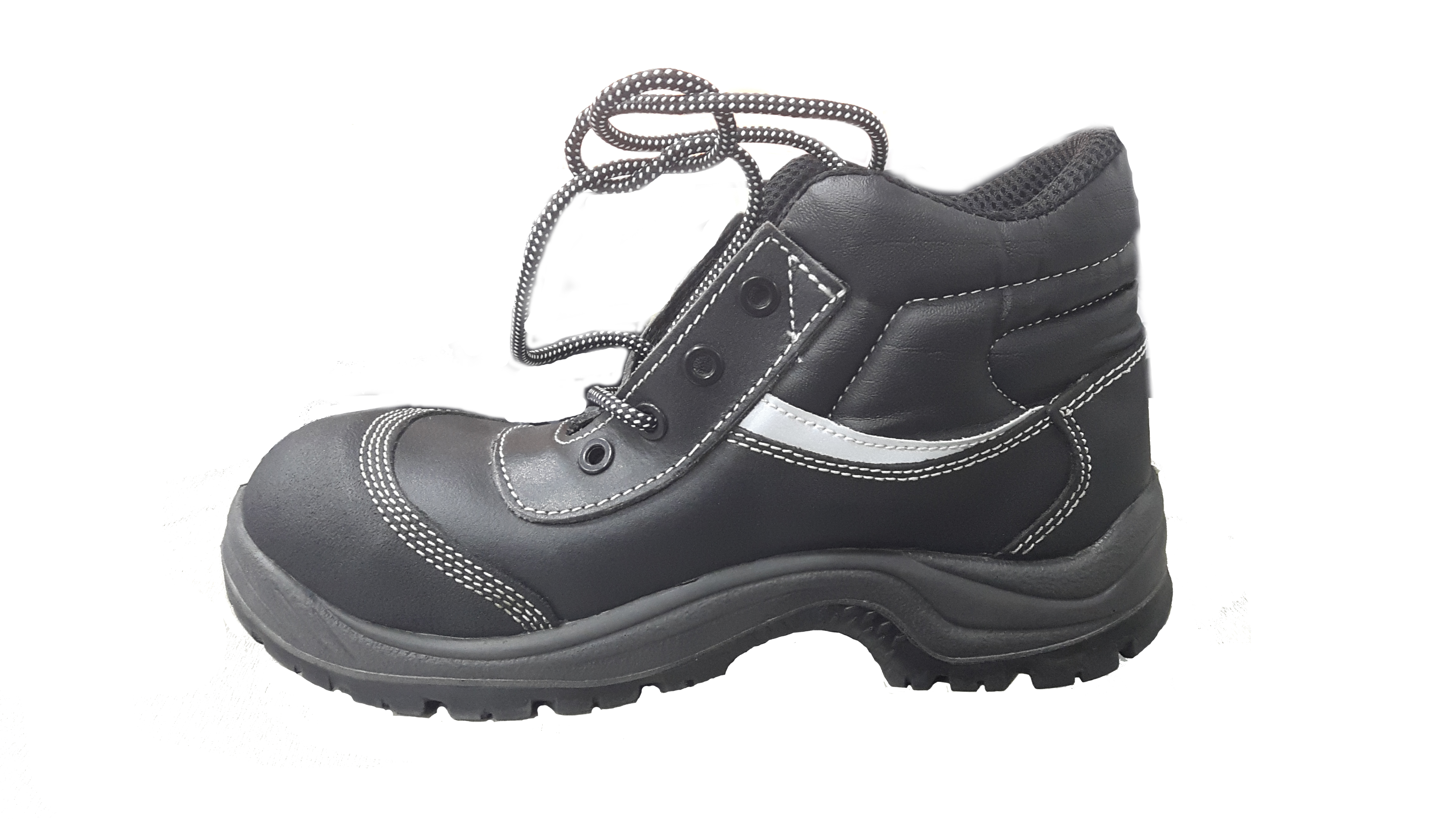  Manager`s Safety Shoe Bull- Safety Shoe, Leather shoe, Black Safety shoe - Shock absorption working safety wear