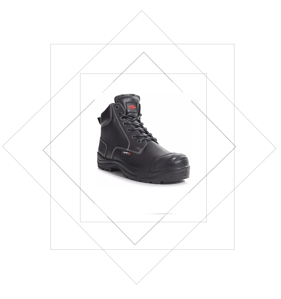 PB10C PERF Derby Boots with Cap and with DDR Sole, Anti-static, shock absorption Safety boot