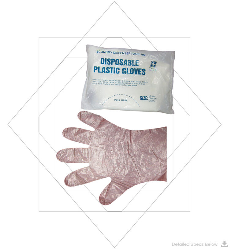 P.E. Embossed Disposable Gloves