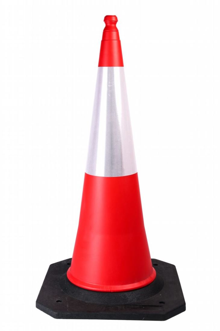PE Red/Green Virgin Traffic Cone