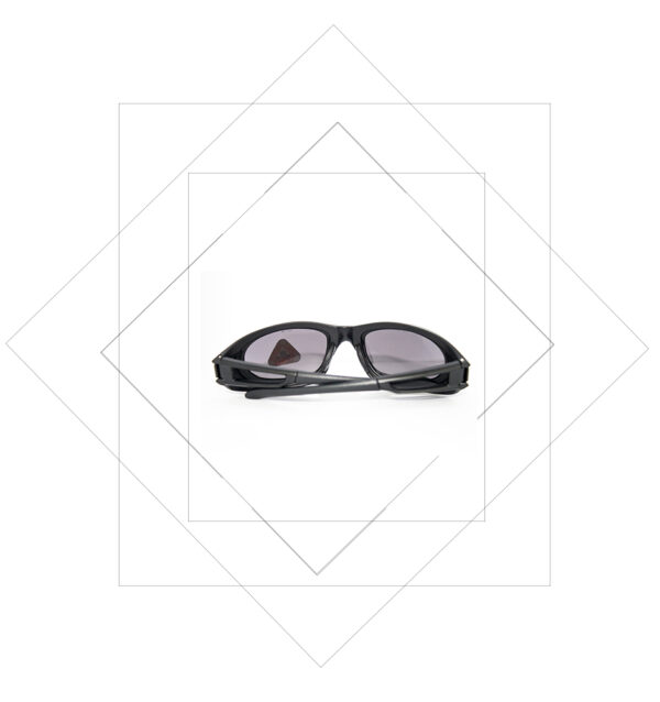 PF509 Black Frame Safety Spectacles-Anti fog safety spectacles with clear lens and  smoke lens, brown lens (STEIF PF509)