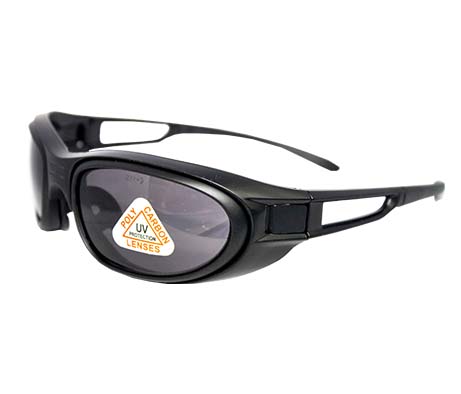  PF509 Black Frame Safety Spectacles-Anti fog safety spectacles with clear lens and  smoke lens, brown lens (STEIF PF509)