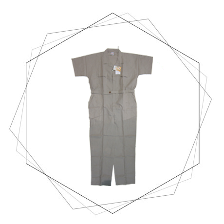  Poly Cotton Coverall Short Sleeve - TC Coverall SS, Industrial Short-Sleeve Coverall