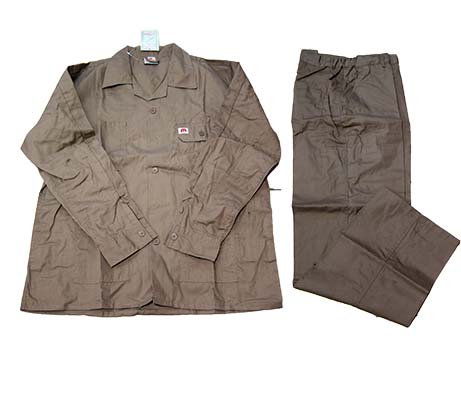  Poly Cotton Suit Long Sleeve - Long Sleeve TC Suit