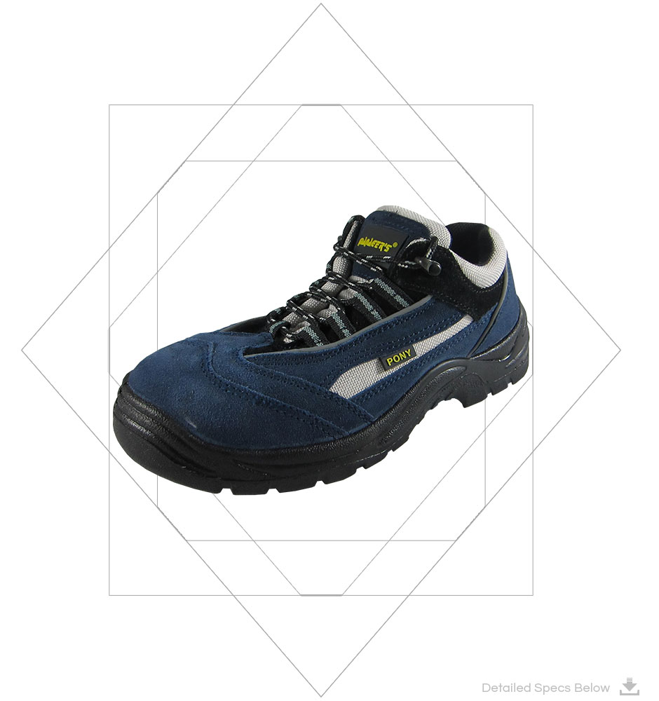  S1P Manager`s Safety Shoe Pony- Anti static and shock absorbing Manager's safety shoe, Safety foot wear,  Oil and Chemical resistant