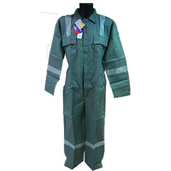 Pyrovatex Flame Retardant Coverall With Reflective Tape - Pyrovatex Fire Retardant Coverall Black