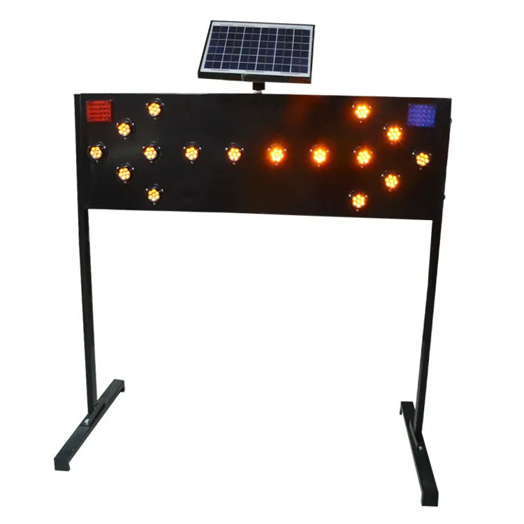  Traffic Sign reflective two-way Arrow Signs LED Arrow Board Traffic Guide Light Solar Traffic Sign