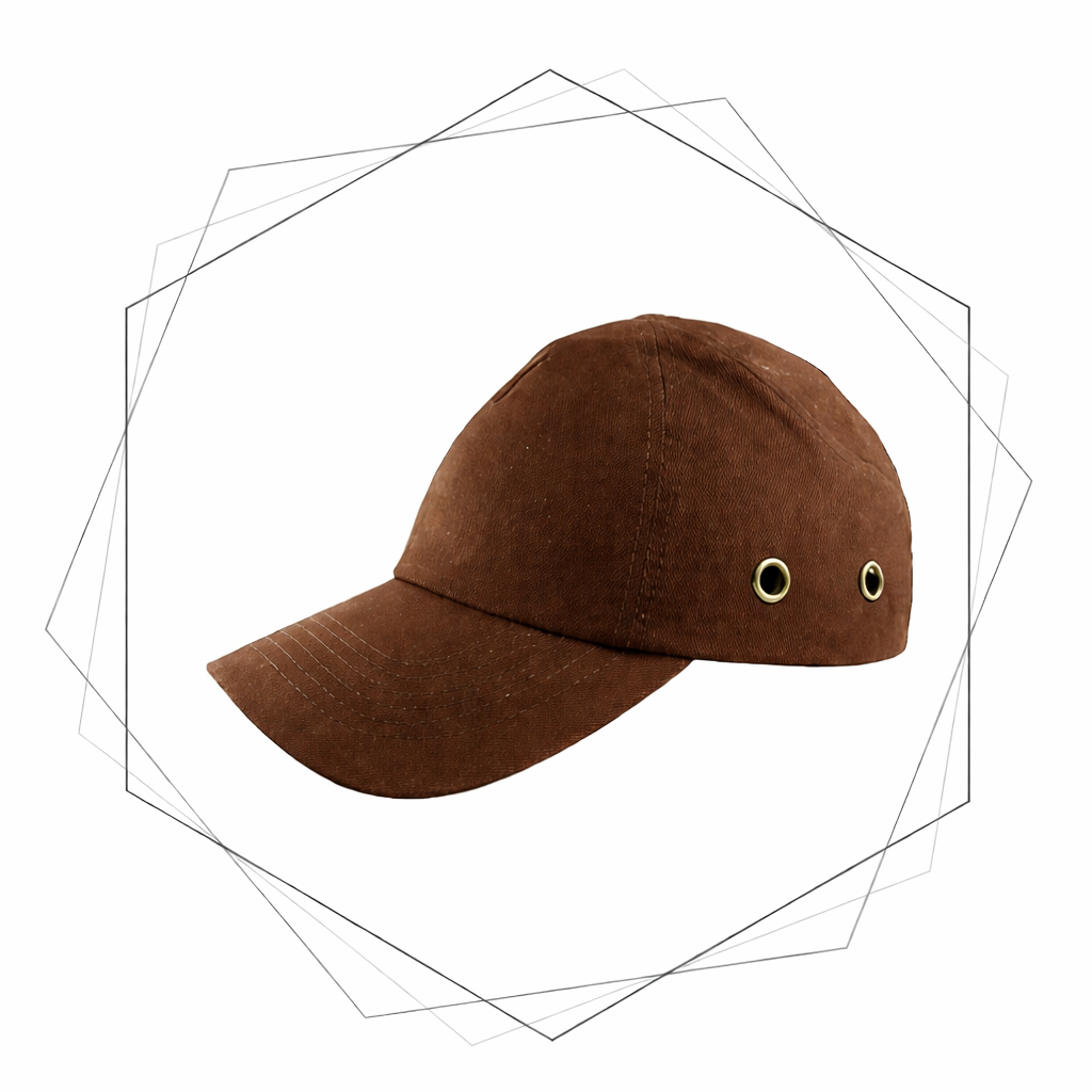 Riancy Bump Cap - Safety Bump Caps Brown