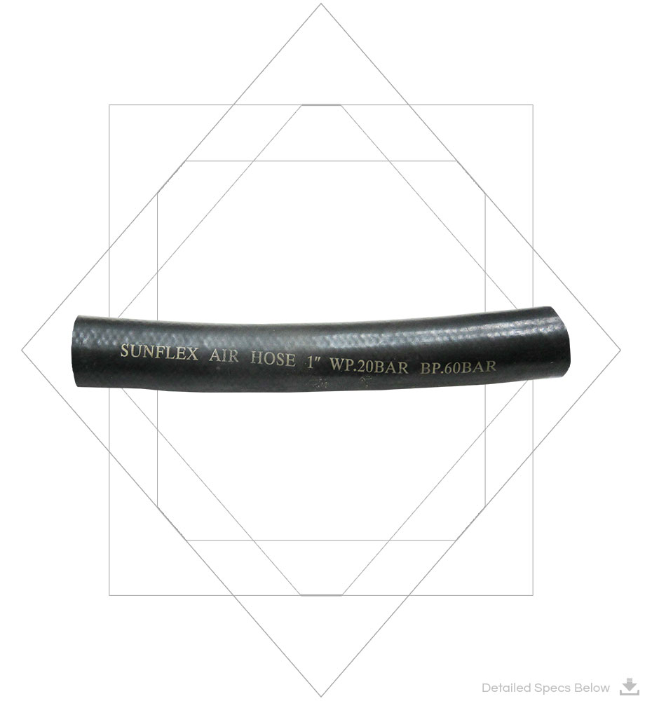Industrial rubber air hose - WP20BAR is