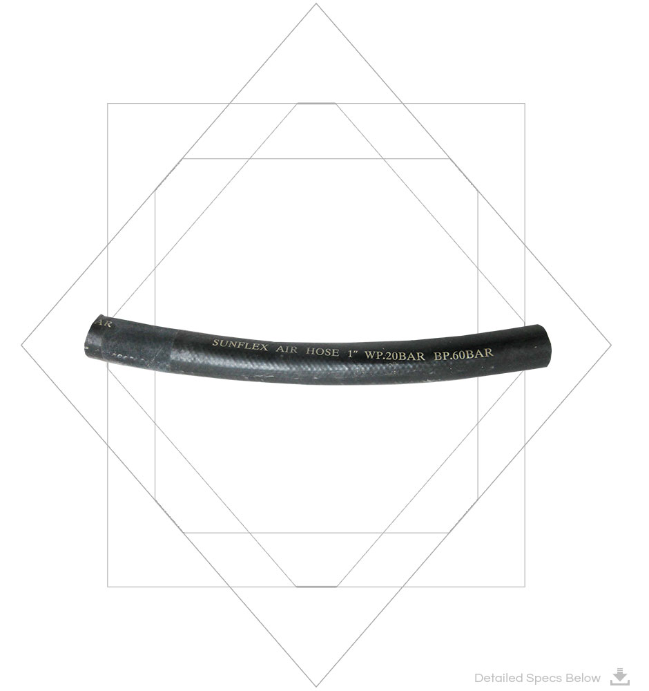 Industrial rubber air hose - WP20BAR is