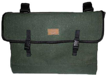  S-11-C Canvas Tool Bag Close 2 Pockets, Carry On Back