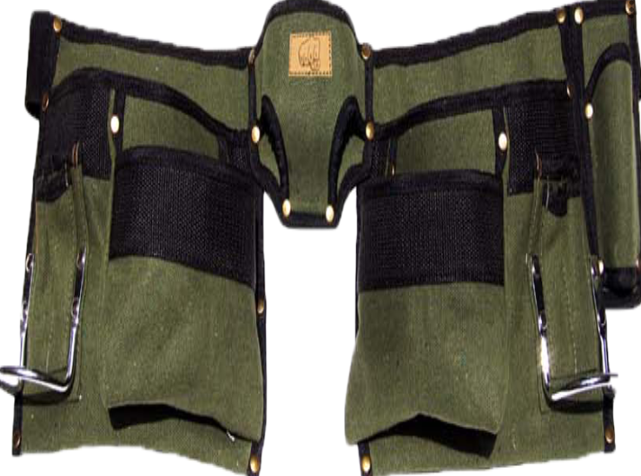  S-15-1 Canvas Tool Bag Five Pocket with Belt