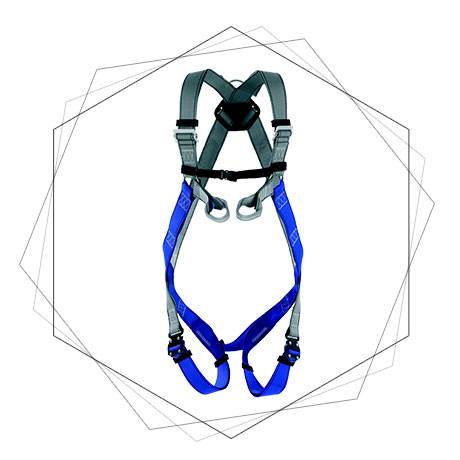  Safety Harness IK G 2 C - Two point fall arrest safety harness.