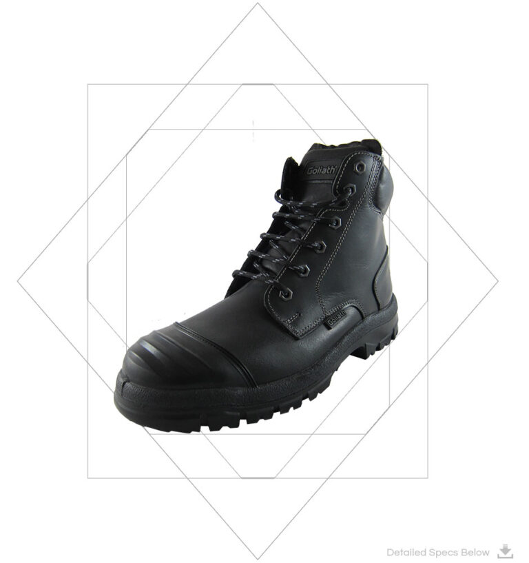 SDR10CSI Goliath Boots DDR Sole-High Ankle Boots, Oil Resistant, Anti Static Dual Density Safety Boots
